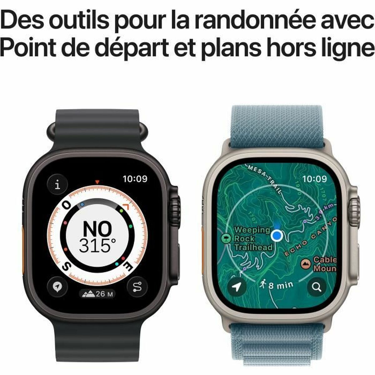 Smartwatch Apple Black 49 mm-1