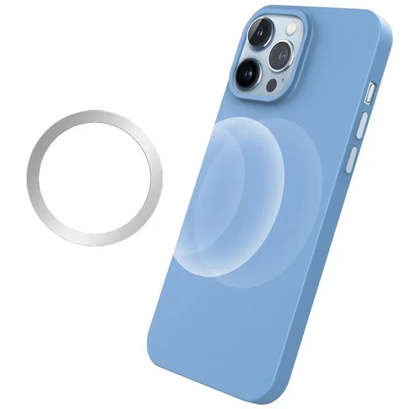 2024 Stainless Steel  Magnetic Metal Plate Ring for Magsafe Wireless Charger Iron Sheet Sticker Magnet Car Phone Holder