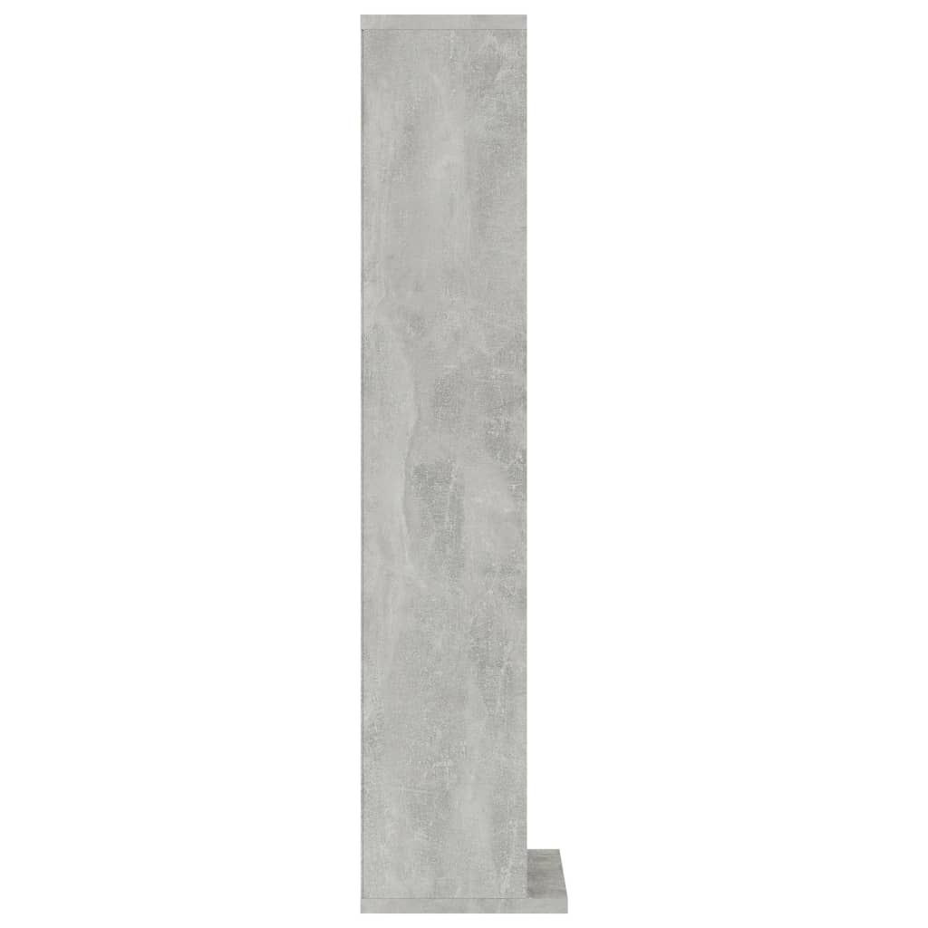 NNEVL CD Cabinet Concrete Grey 21x20x88 cm Engineered Wood