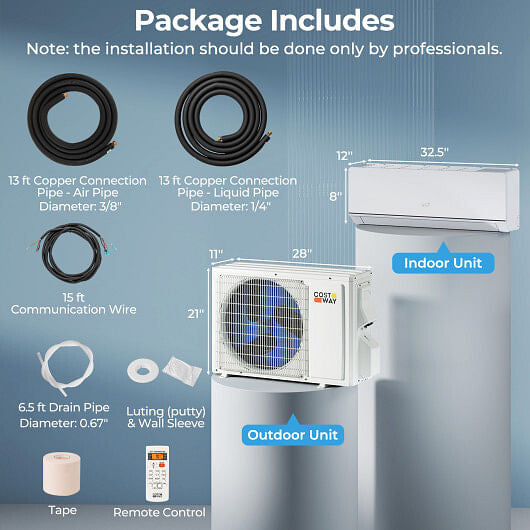 SEERXtreme Series ENERGY STAR Certified 12000 BTU 24 SEER2 208-230V Mini Split Heat Pump Heating at-1