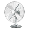 Senelux 12 inch Chrome Desk Fan; Great for Home Cooling and Comfort in Bedrooms, Living Rooms and Offices-0
