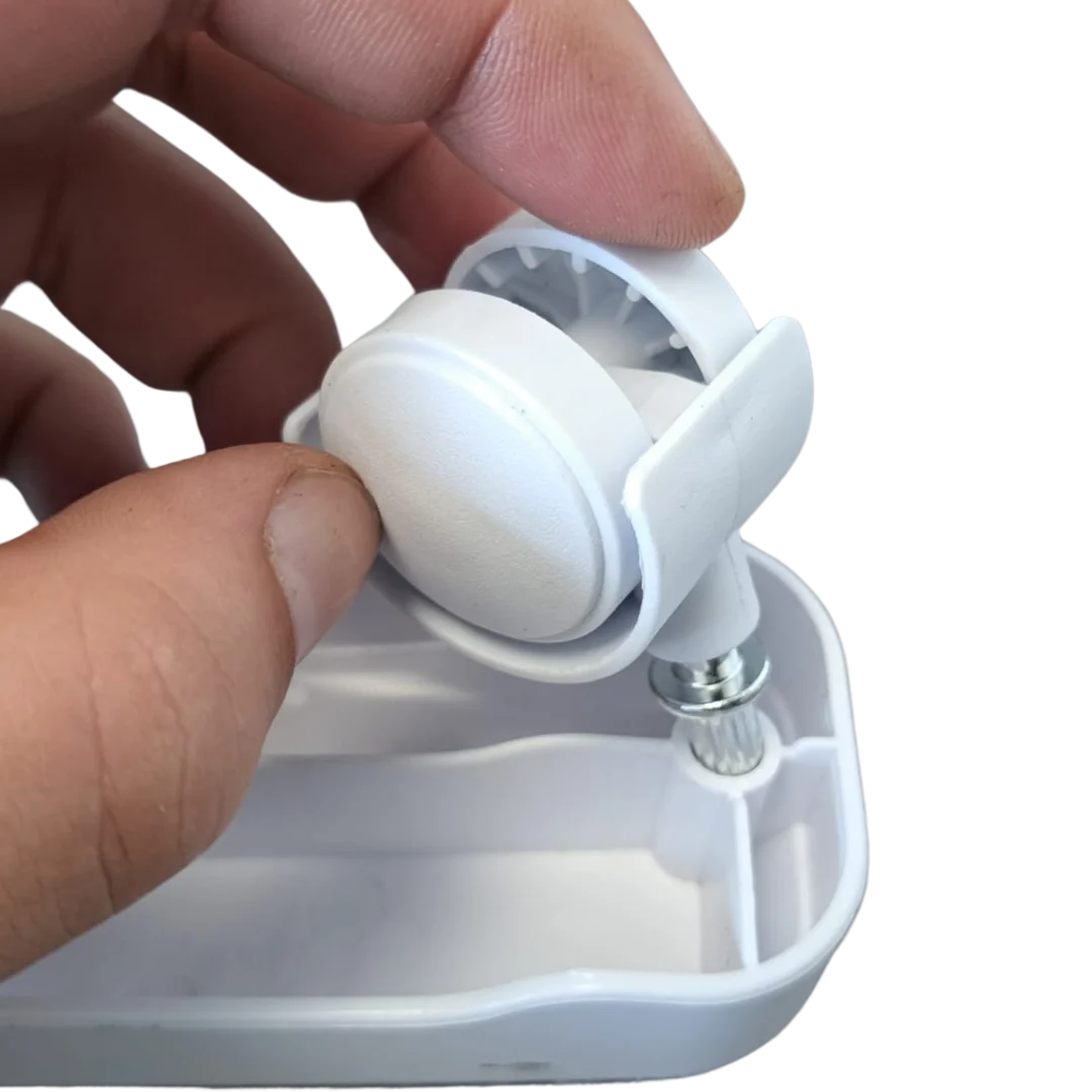 Additional Castor Wheels for the Senelux Glass Panel Heater with Wi-Fi Controls-3