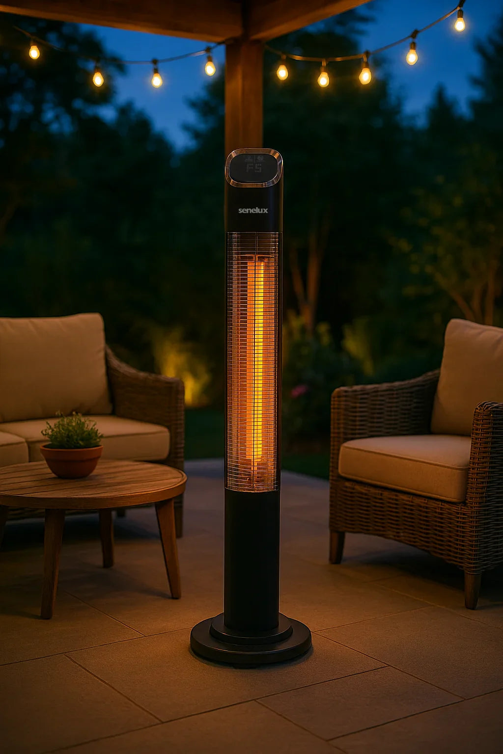 Infrared Patio Heater with Remote Control-1