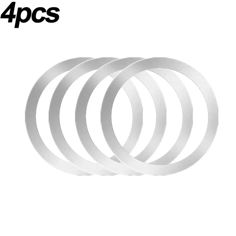 2024 Stainless Steel  Magnetic Metal Plate Ring for Magsafe Wireless Charger Iron Sheet Sticker Magnet Car Phone Holder